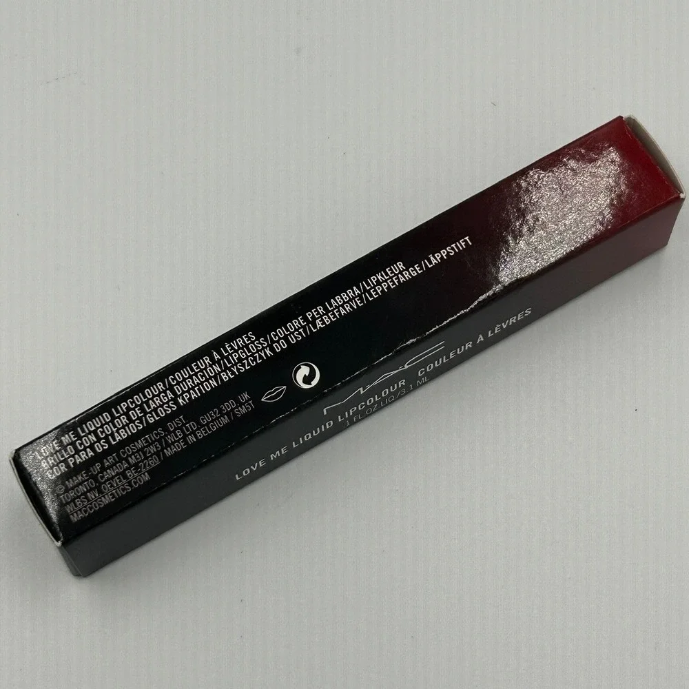 MAC Love Me Liquid Lipcolour 493‎ E For Effortless 3.1ml Red New NIB